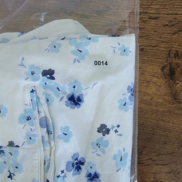 Gap Khakis Floral Capri Crop Pants Womens 12 Regular Slim City Preppy Feminine - Picture 12 of 16